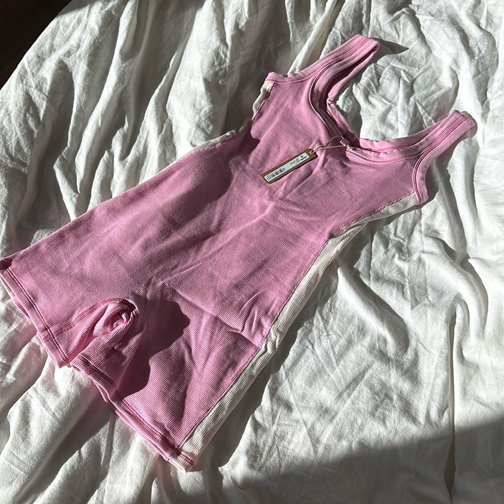 Skims Pink Bubblegum Romper